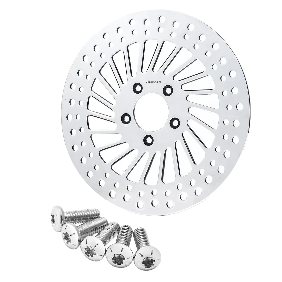 11.8" Front Left Brake Rotors W/ Bolts Fit For Harley Touring 08-23 Dyna 06-17