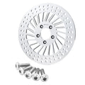 11.8" Front Left Brake Rotors W/ Bolts Fit For Harley Touring 08-23 Dyna 06-17