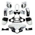 Fairings Fit For Harley Cvo Street Glide 14 White Amethyst Black Licorice Flames