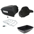 Matte King Trunk Backrest Top Rack Fit For Harley Touring Road Glide 2014-2026