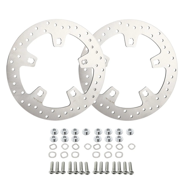 11.8" Front Brake Rotors Bolts Fit For Harley Electra Road Street Glide 2014-24