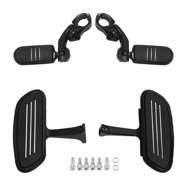 Passenger Floorboards Highway Footpegs Fit For Harley Touring Road Glide 93-2025