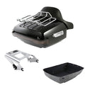 King Trunk Luggage Backrest Light Rack Mount Fit For Harley Electra Glide 09-13