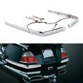 LED Saddlebag Molding Set Clear Lens Fit For Honda Goldwing GL1800 2001-2011