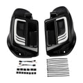 Lower Vented Leg Fairing & Turn Light Fit For Harley Street Road Glide 2014-2024