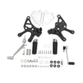 Front Foot Pegs Pedals Bracket Set Fit For Kawasaki Z900 2017-2024 2022 Aluminum