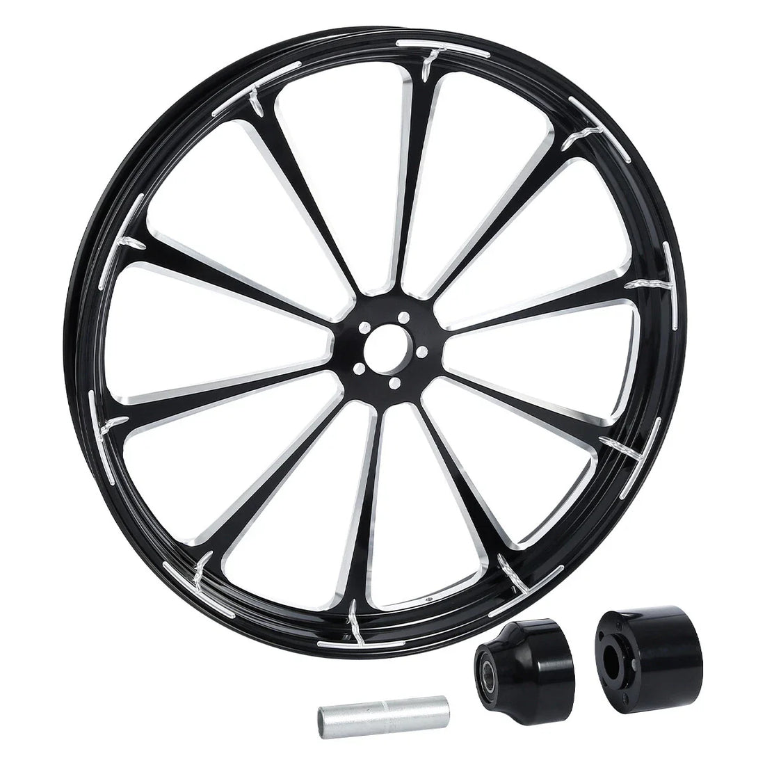 32" Front Wheel Rim Single Disc Hub Fit For Harley Touring Road King Glide 97-21