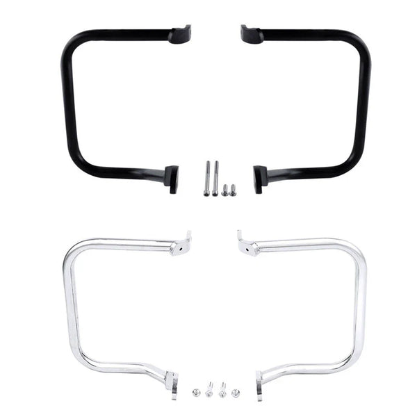 Rear Saddlebags Guard Rails Crash Bar Fit For Harley Heritage Softail 2000-2017