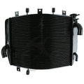 Black Radiator Engine Cooling Cooler Fit For Kawasaki Ninja ZX6RR ZX600 05-06