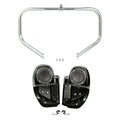 Lower Vented Fairing Speaker Pod & Engine Crash Bar Fit For Harley Touring 14-24