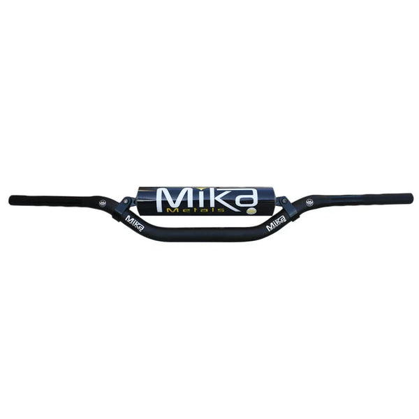 Mika Metals 7/8" Handlebars RC/Hon/Kaw Stock Bend Black/Black