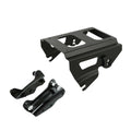 Black Detachable Solo Mounting Rack w/ Docking Fit For Harley Road Glide 09-2013