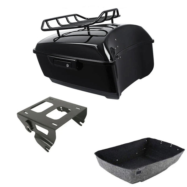 King Trunk Luggage Rack Solo Mount Fit For Harley Touring Cvo Road Glide 14-2026