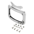 Curved License Plate Mount Frame W/ Light Fit For Harley Street Glide 2010-2023