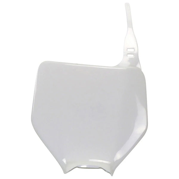 UFO Front Number Plate White For Kawasaki KX250F 2004-2008