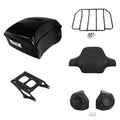King Trunk Backrest Mount Speakers Fit For Harley Road Glide 14-2026 Black Denim