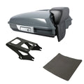 Razor Trunk Backrest Mount Rack Fit For Harley Road Glide 2014-2026 Gunship Gray
