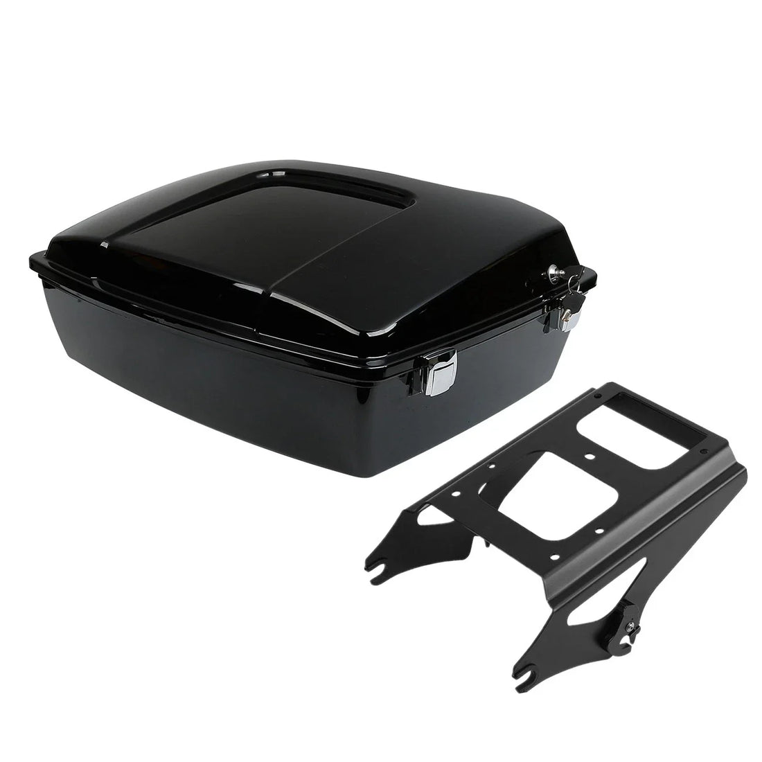 Chopped Trunk Mount Rack Fit For Harley Touring Road Street Glide 2009-2013