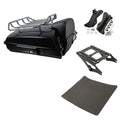 Black Razor Trunk Backrest Mount Rack Docking Kit Fit For Harley Touring 2014-26