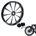 30" x 3.5" Front Wheel Rim Hub Single Disc Fit For Harley Electra Glide 97-2021