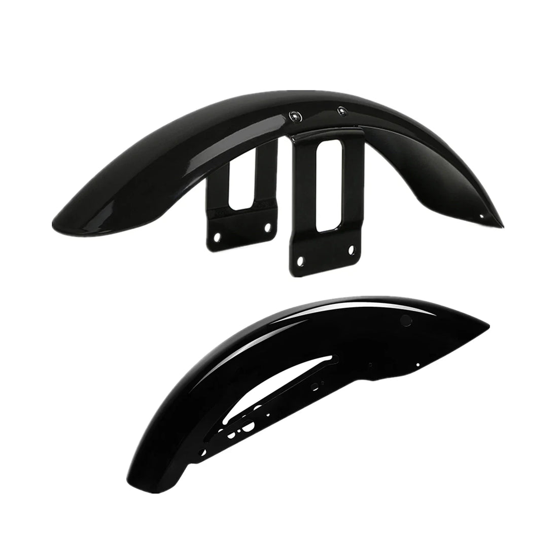 Vivid Black Front & Rear Fenders Fit For Harley Sportster 883 XL883 1200 10-22