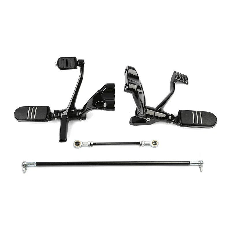 Control Forward Pegs Linkage Lever Kit Fit For Harley Sportster XL1200 883 04-13