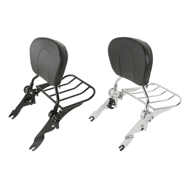 Detachable Luggage Rack Sissy Bar Backrest Fit For Harley Road Glide 2009-2025