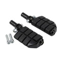 Black Rear Passenger Footpeg Peg Fit For Harley Heritage Softail Fatboy 2000-06