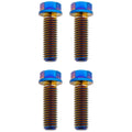 Tusk Titanium Axle Pinch Bolt Kit Burnt Blue For Husqvarna TC 250 2014-2022