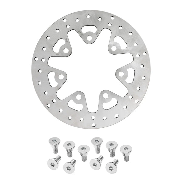 11.8" Front Brake Disc Rotor & Bolts Fit For Harley Street Road Glide 2014-2024
