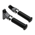 Black Passenger Foot Pegs Fit For Harley Touring Electra Road King Glide 93-2025