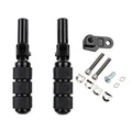 Black Foot Pegs Footrests Fit For Harley Davidson Softail Slim Fls 2012-2017 16
