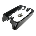 Vivid Black 4" Hard Stretched Saddlebags Extension For Harley Touring 2014-2024
