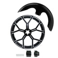 23" Wheel Rim Single Disc Hub Front Fender Fit For Harley Street Glide ABS 97-21