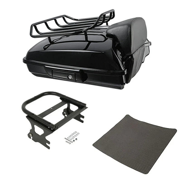 Razor Trunk Backrest Rack Mount Fit For Harley Electra Road Glide 1997-2008