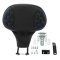 Driver Backrest Fit For Harley-Davidson Electra Road Glide 2009-2023 Blue Stitch