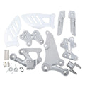 Driver Rider Footpegs Footrests Bracket Fit For Suzuki GSXR600 GSXR750 2006-2010