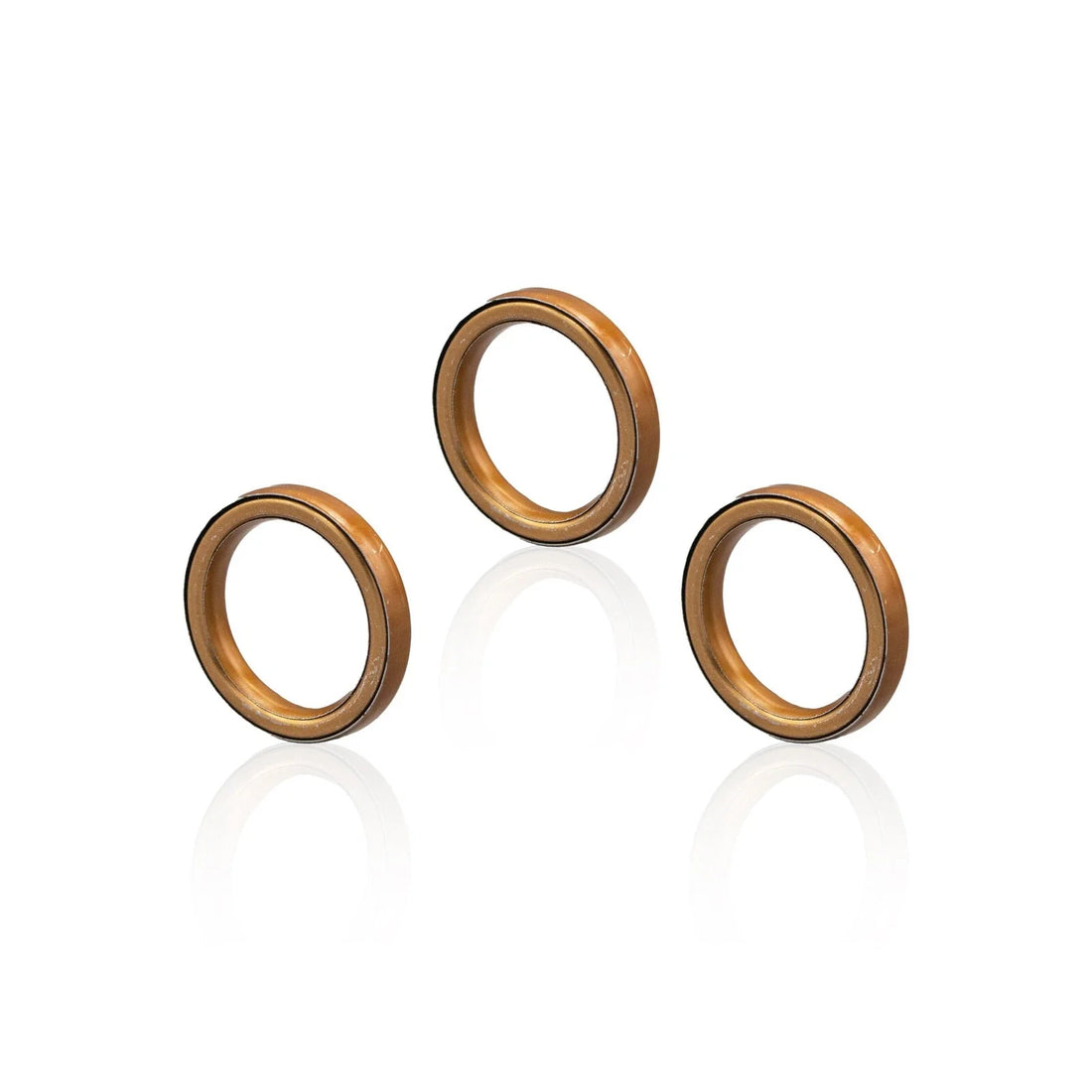3 Copper Gasket 30MMx22MMx4MM Exhaust Muffler Pipe For GY6 49CC 50CC 125CC 150CC