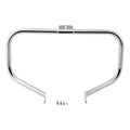Chrome Square Curved Engine Guard Crash Bar For Harley Softail Fatboy 2000-2017
