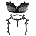 Front Headlight Lamp & Stay Fairing Bracket Fit For Kawasaki Ninja 400 2018-2024