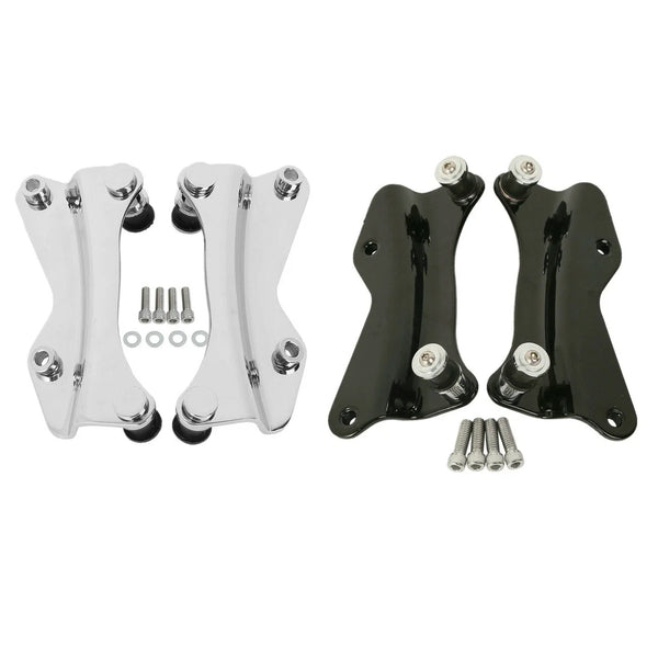 4 Point Docking Hardware Kit Fit For Harley Street Road Glide 14-25 Chrome/Black