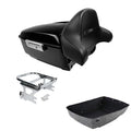 King Trunk Backrest Two Up Mount Fit For Harley Touring Road King 97-08 US