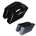 Hard Saddlebags w/ 5 x 7" Speaker Lids Fit For Harley Touring Road King 2014-24