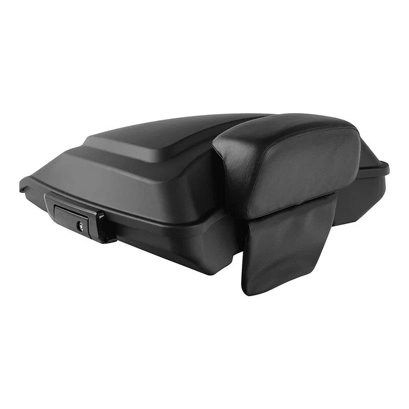 Matte Black Razor Trunk Backrest Fit For Harley Touring Road Glide 14-2024