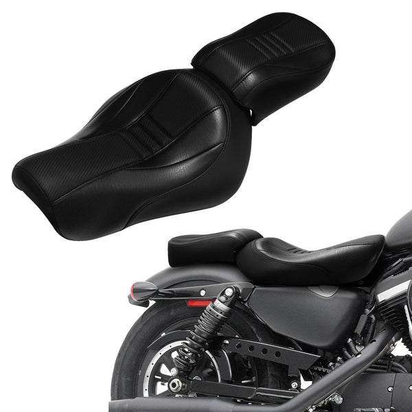Driver Passenger Seat Fit For Harley Iron 883 XL883N 2016-2022