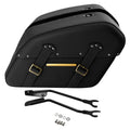 Black Detachable Saddlebags Fit For Harley Fat Boy, Breakout Fxbr 2018-2025