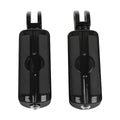 Black Front Rider Footrests Foot Pegs Fit For Harley Low Rider Street Bob 18-24