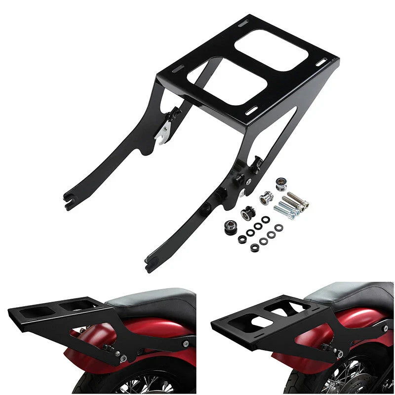 Two Up Mounting Rack Fit For Harley Softail Deluxe Heritage Classic Flhc 18-25
