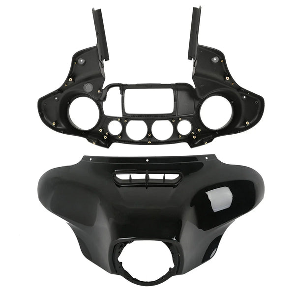 Inner & Outer Fairings Speedometer Cover Fit For Harley Street Glide 14-24 Black