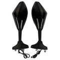 Rear View Mirrors LED Turn Signals Fit For Daytona 675 2009-11 Trophy 1200 91-04